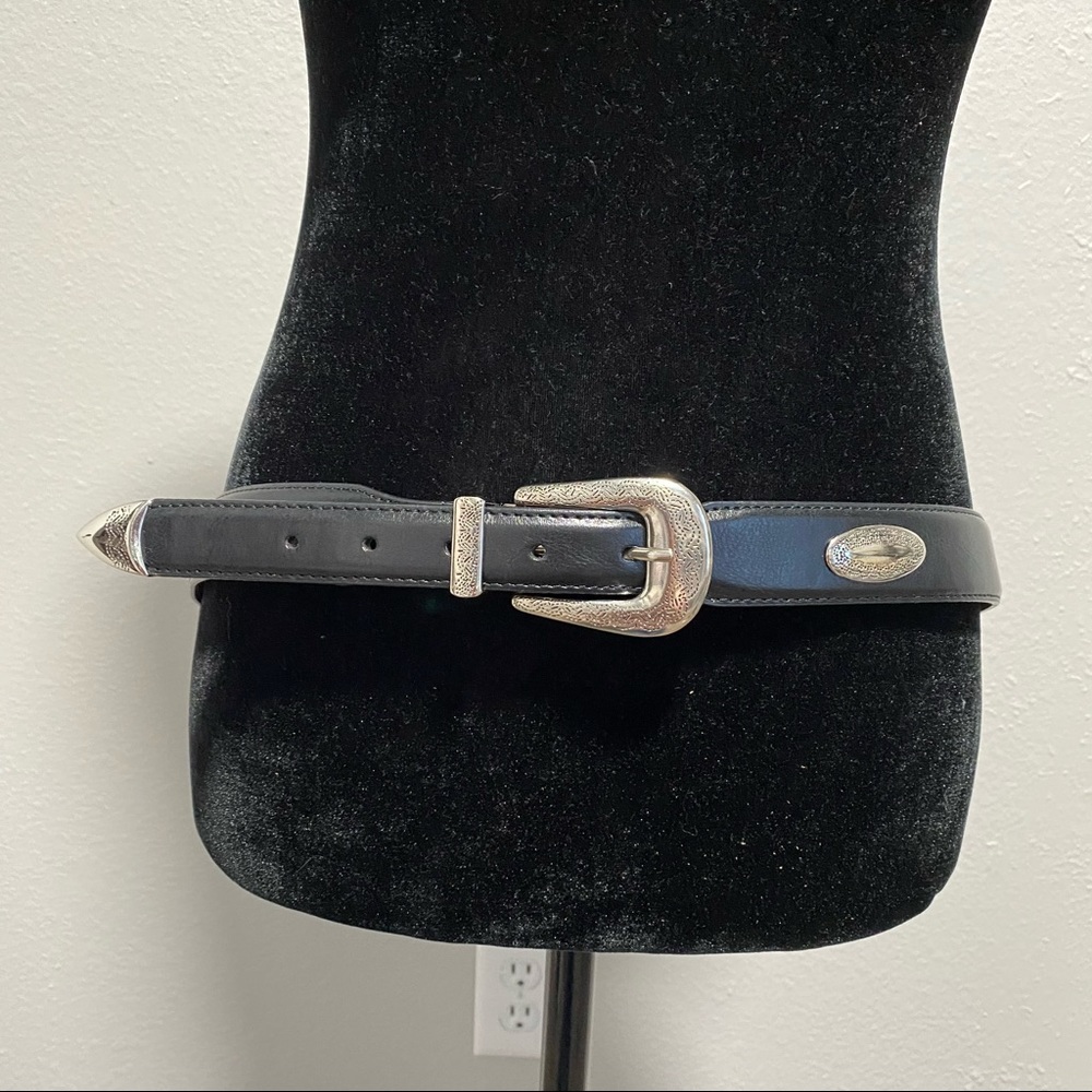 Leather western style belt size 38